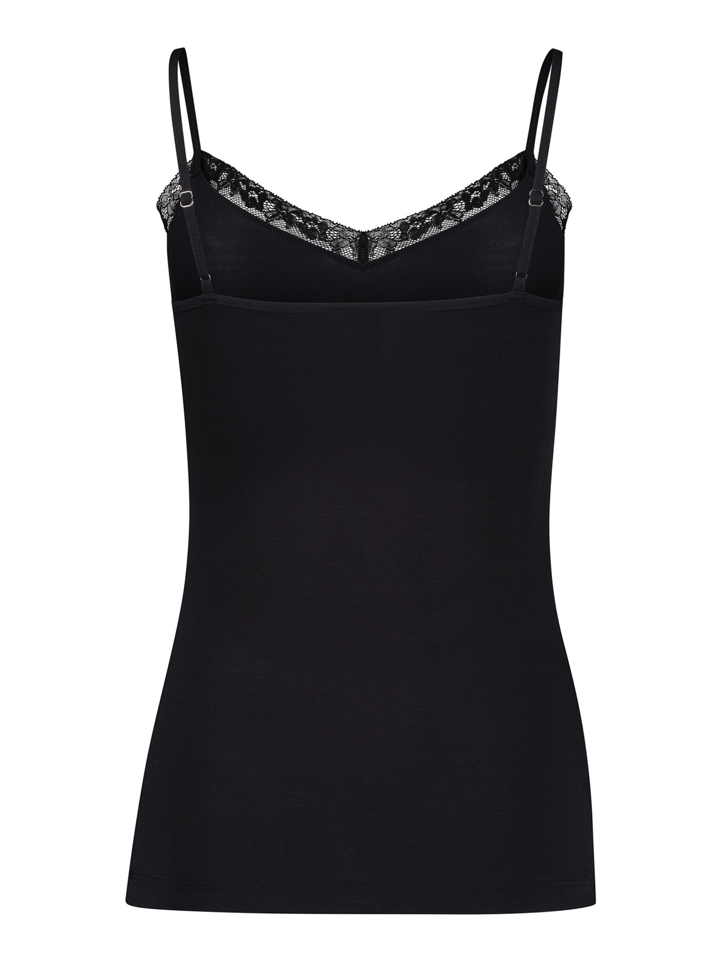 HUBER Top ' Soft Modal ' in Black