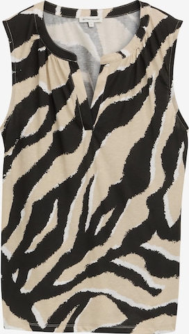 TOM TAILOR Топ в бежово: отпред