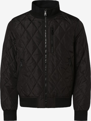 Finshley & Harding Between-Season Jacket in Black: front