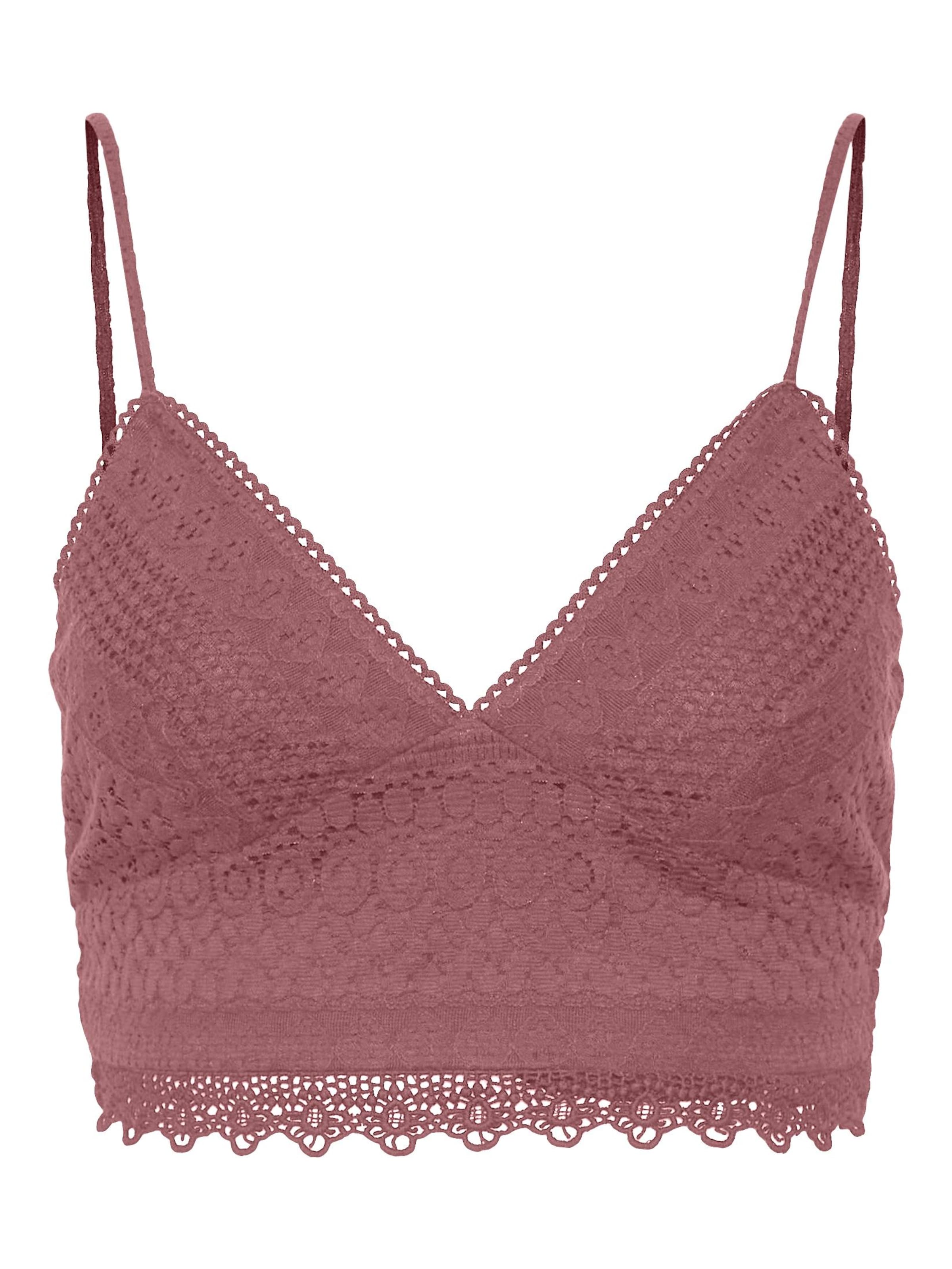 VERO MODA Top 'HONEY' – hnědá: přední strana