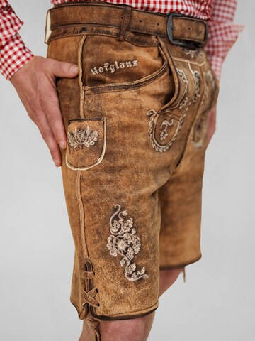 Hofglanz Regular Lederhose in Braun