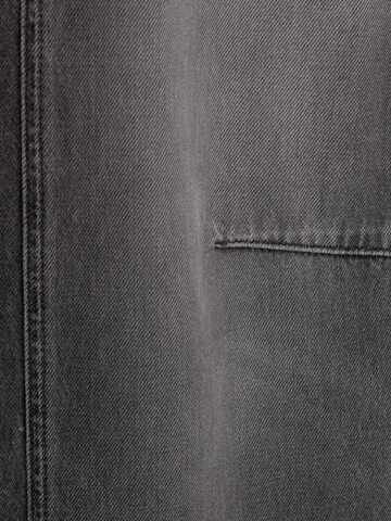 Pull&Bear Wide leg Jeans i grå