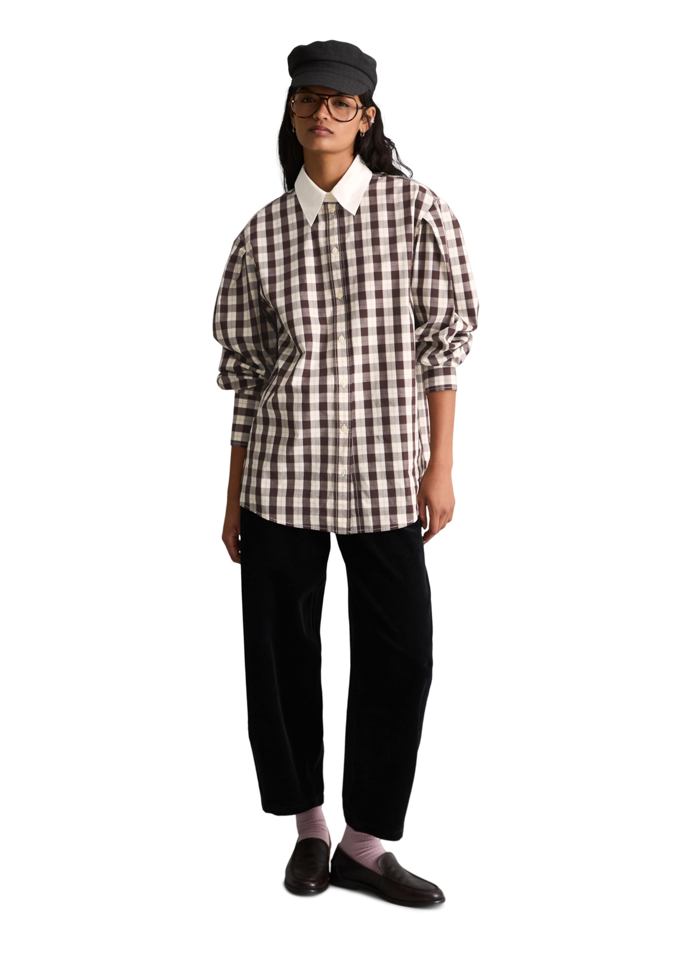 Marc O'Polo DENIM Bluse in Braun