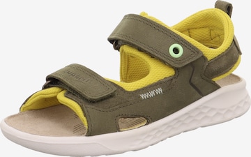 SUPERFIT Sandals & Slippers 'Lagoon' in Green: front
