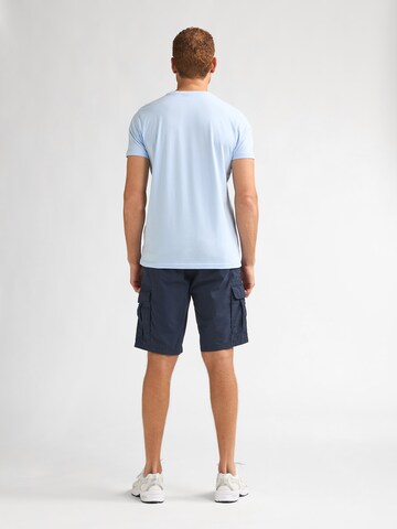 Petrol Industries Normalny krój Bojówki w kolorze niebieski