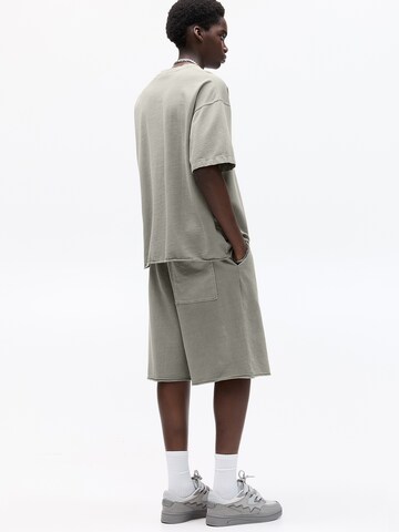 Baggy Pantalon Pull&Bear en vert