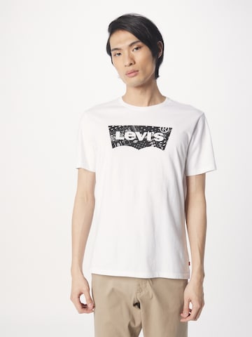 LEVI'S ® Normální Tričko 'Graphic Crewneck Tee' – bílá: přední strana