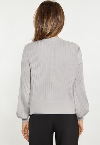 usha BLACK LABEL Knit Cardigan in Grey