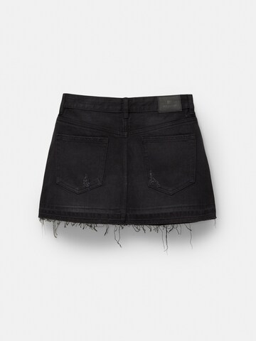 Pull&Bear Sukně – černá