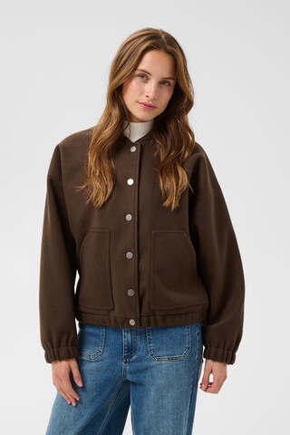 Kaffe - Chaqueta de entretiempo 'Annalisa' en marrón: frente