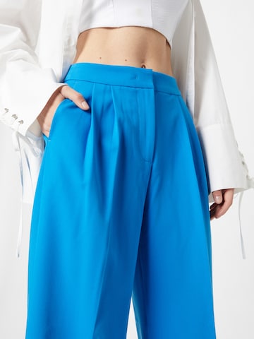 2NDDAY Regular Pleat-Front Pants 'Mille' in Blue