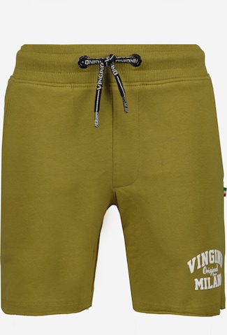 Regular Pantalon VINGINO en vert : devant