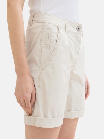 Regular Pantalon chino TOM TAILOR en beige