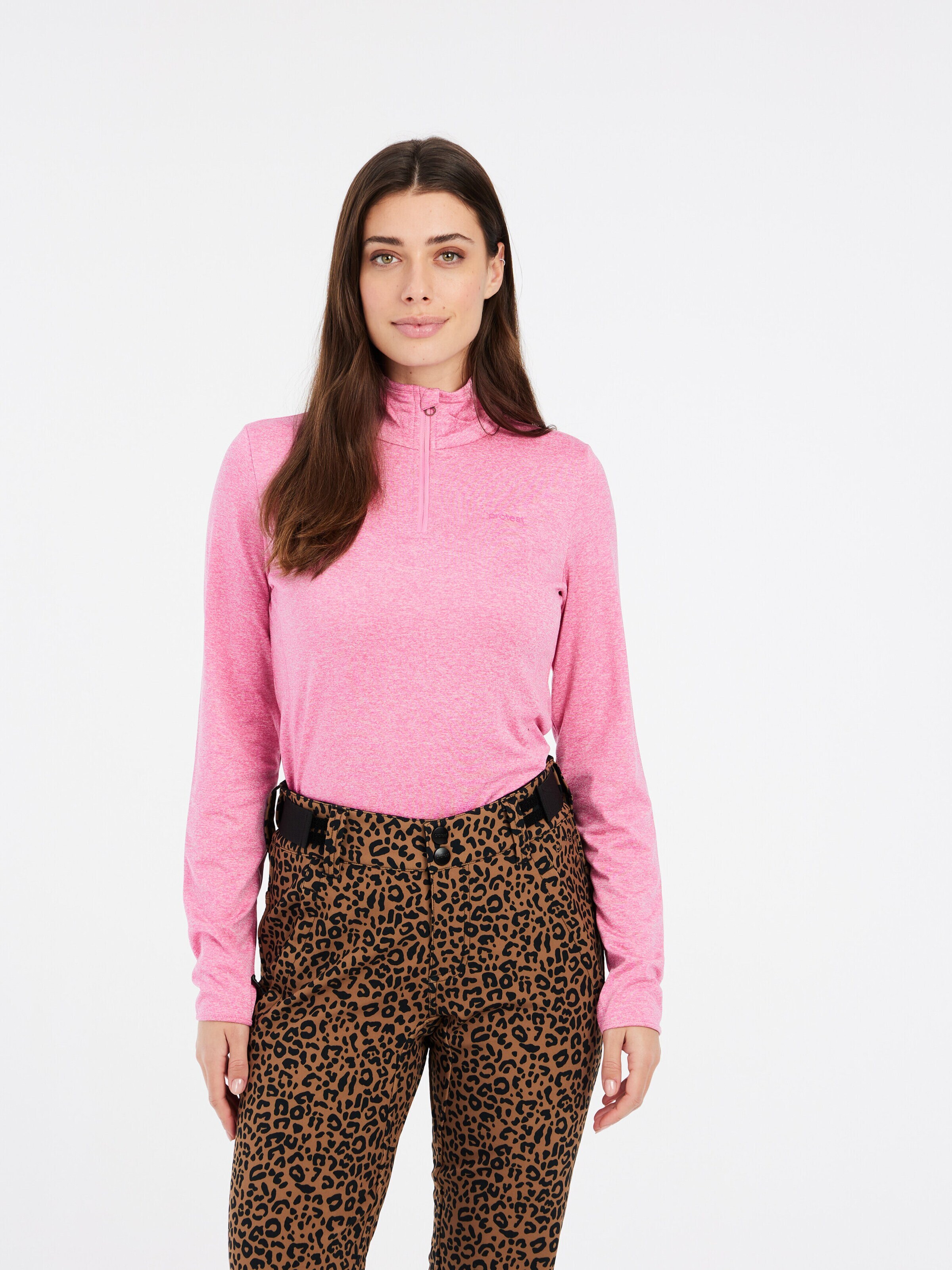 PROTEST Athletic Sweatshirt 'REFABRIZM' in Pink: front