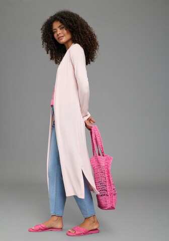 LAURA SCOTT Knit Cardigan in Pink