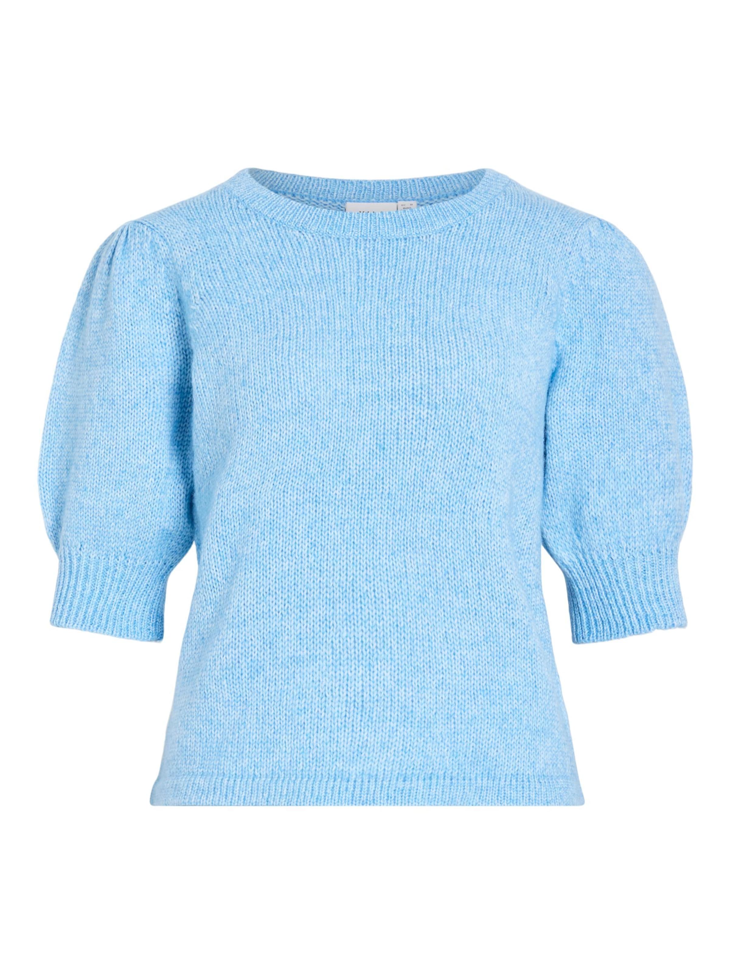 VILA Pullover 'VIBIBBI' in Blau: Vorderseite