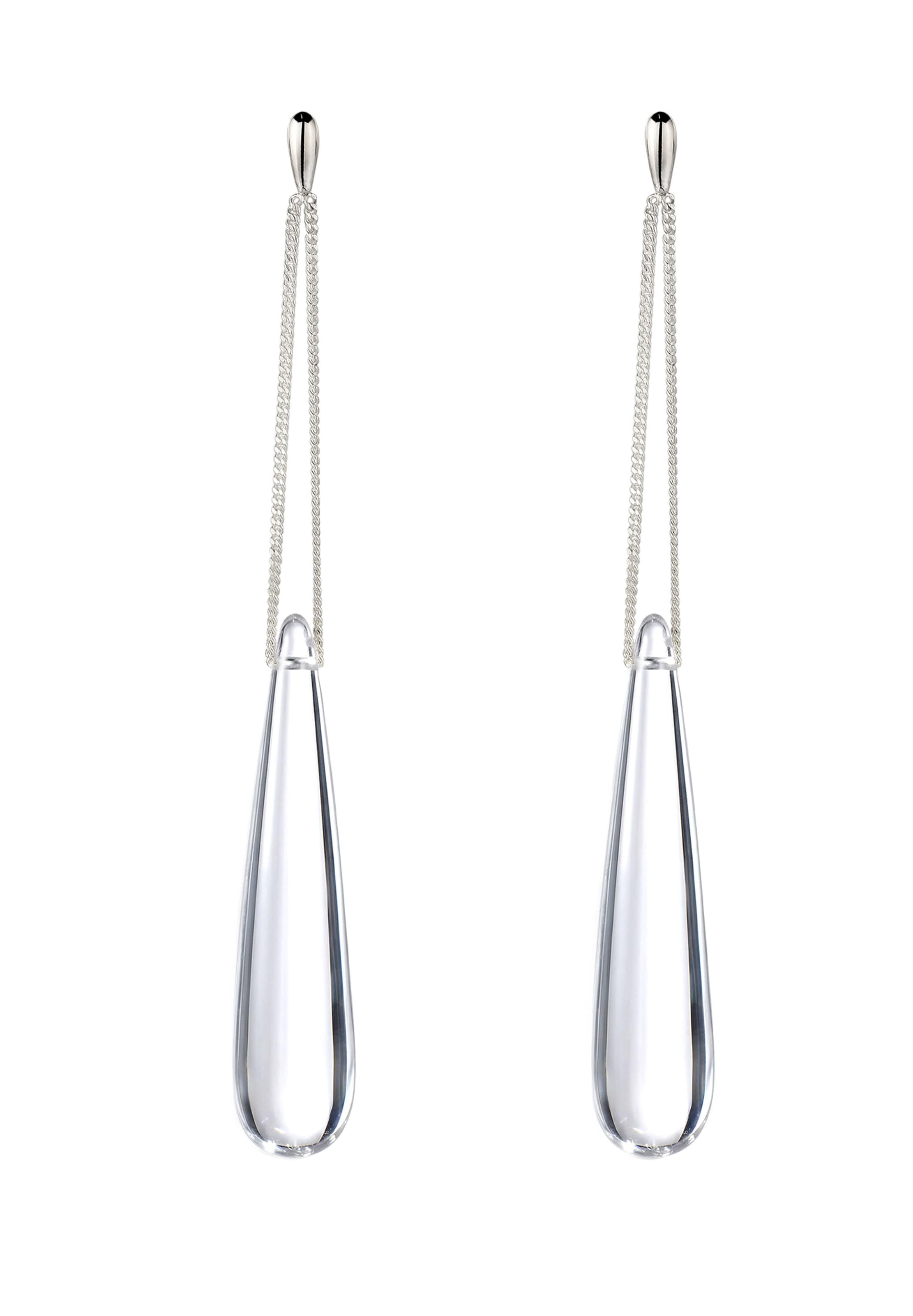 Boucles d'oreilles ELLI en argent : devant