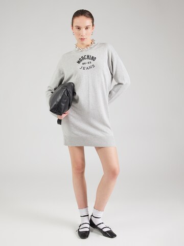 Moschino Jeans Трикотажное платье в Серый