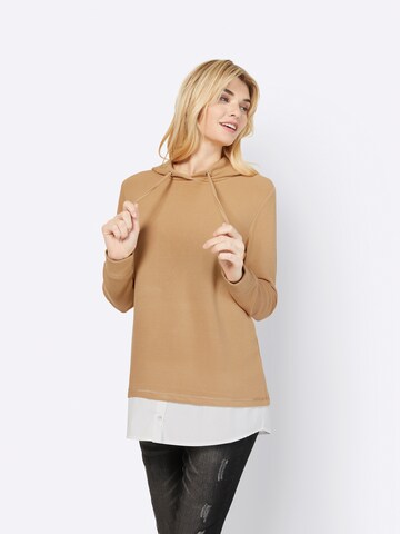 heine Sweatshirt in Beige: predná strana