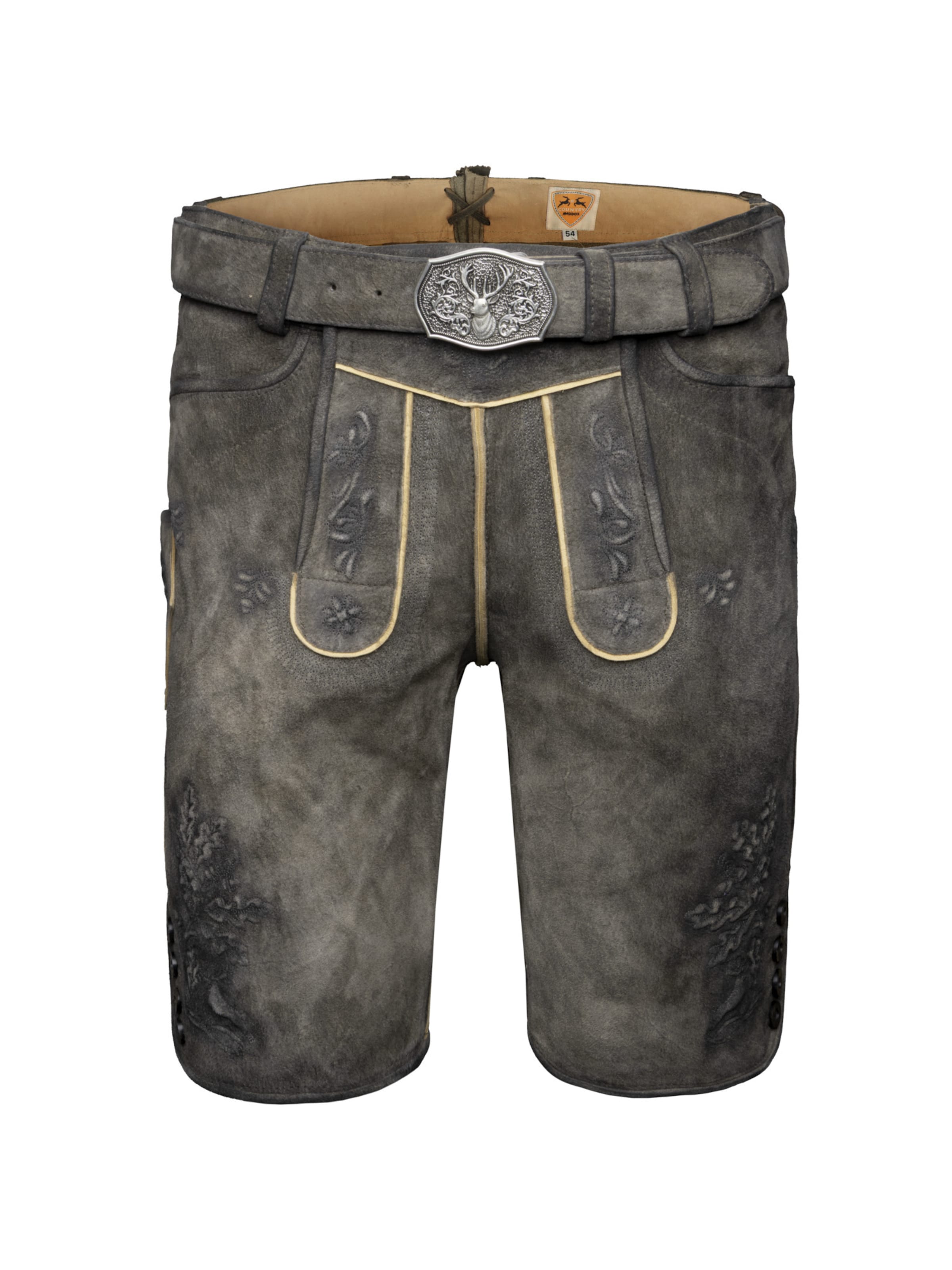 Country Maddox Regular Trachtenhose 'Dietikon' in Grau: Vorderseite