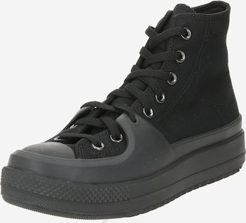 Baskets hautes 'Chuck Taylor All Star Construct' CONVERSE en noir : devant