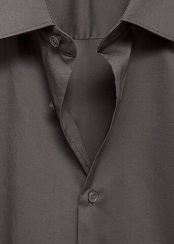 MANGO MAN Regular fit Button Up Shirt 'Play' in Grey