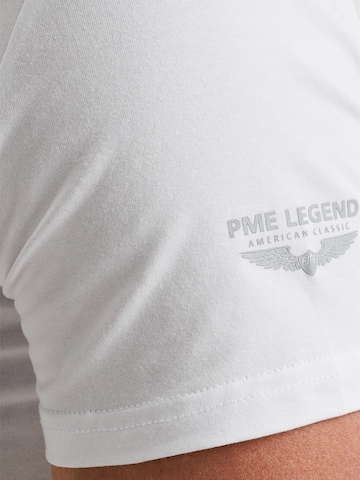 PME Legend Undertröja '2-pack basic T-shirts with V-neck' i vit
