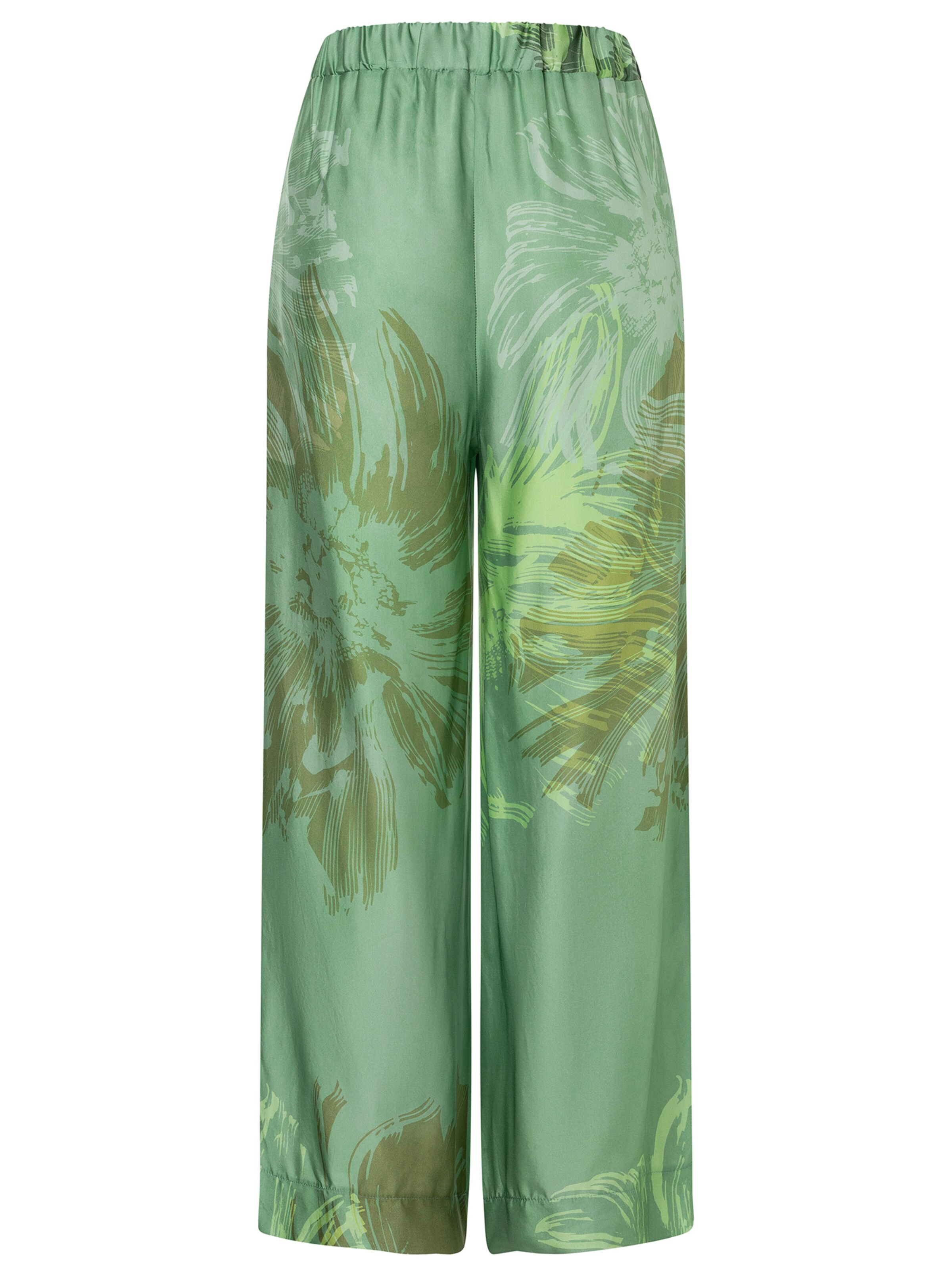 Ana Alcazar Wide leg Trousers 'Zegina' in Green