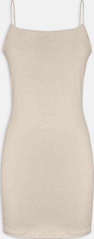 LEAFLETIC Jurk 'Leafletic Women’s Bodycon Dress' in Beige: voorkant