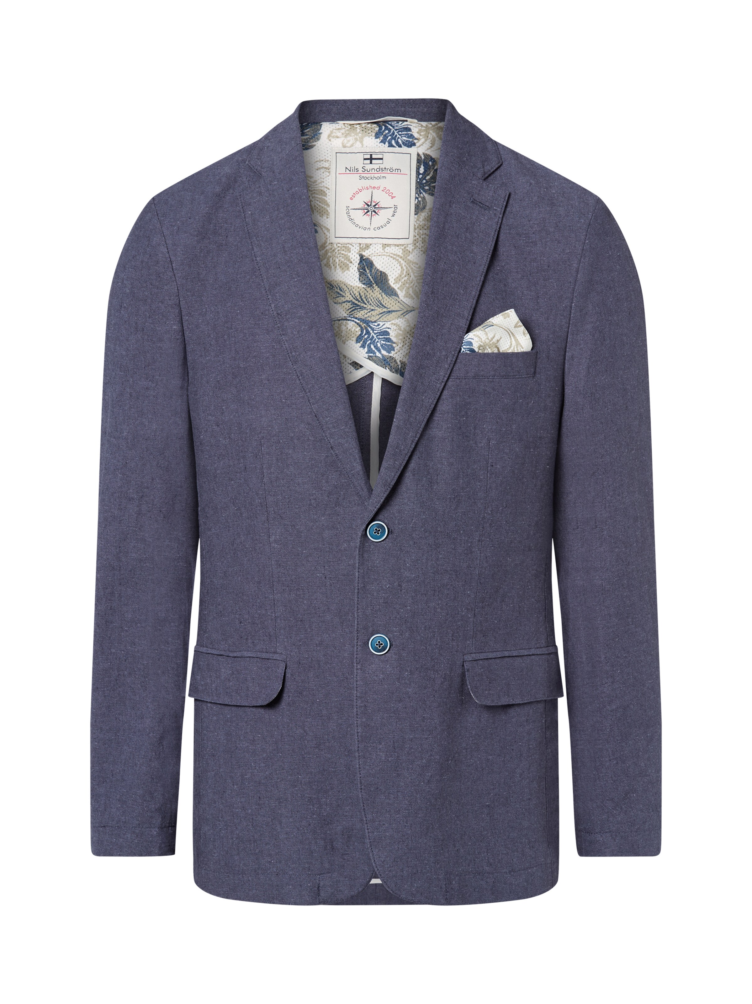 Coupe regular Veste de costume Nils Sundström en bleu