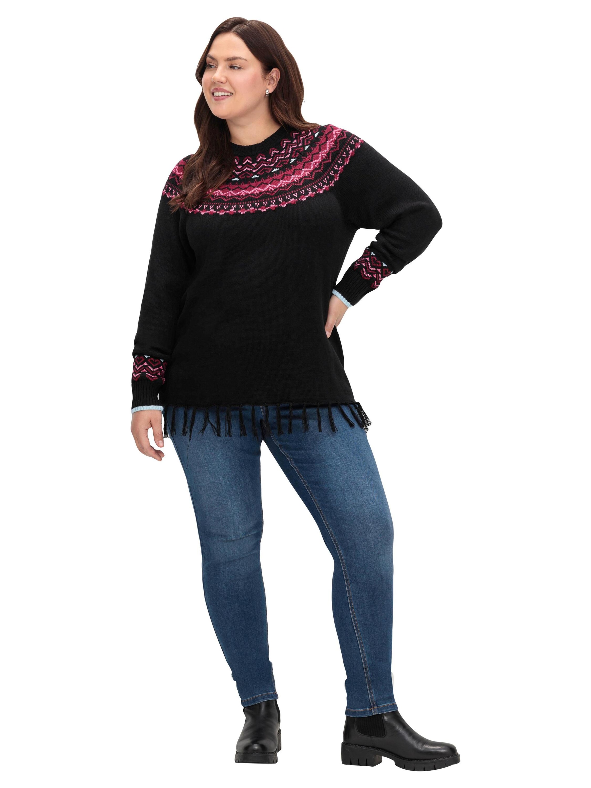 Pullover di SHEEGO in nero