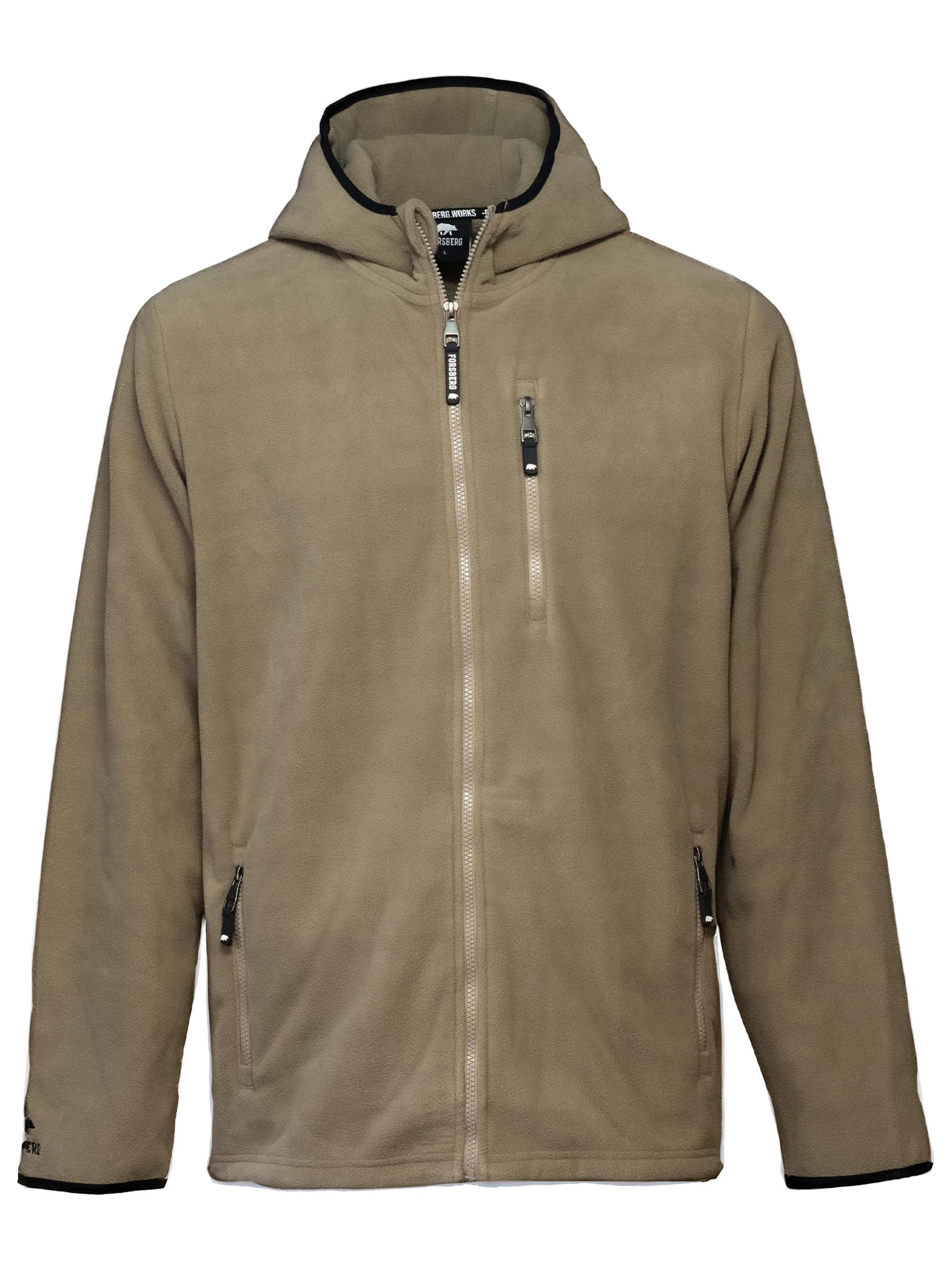 FORSBERG Fleecejacke in Grün: Vorderseite