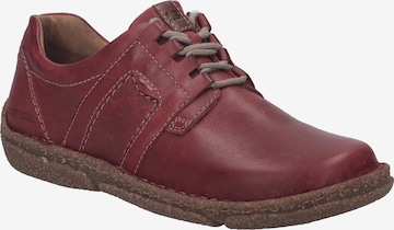 JOSEF SEIBEL Veterschoen in Rood: voorkant