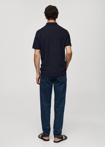 MANGO MAN T-shirt 'Rea' i blå
