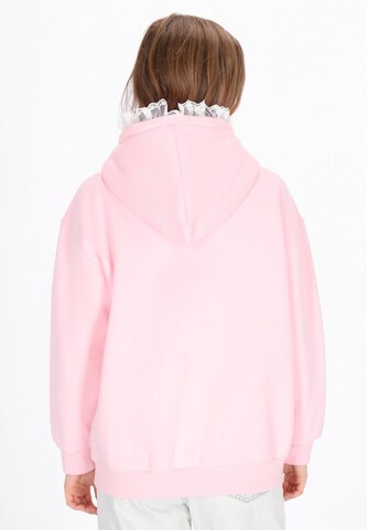 MYMO - Sudadera con cremallera 'Pop' en rosa