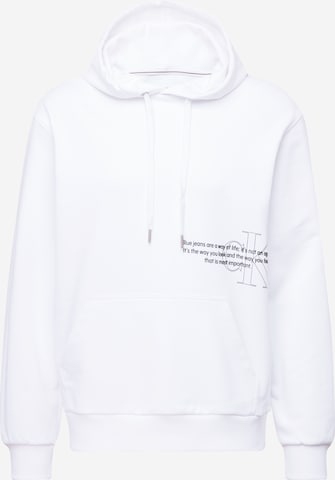 Calvin Klein Jeans Dressipluus, värv valge: eest vaates