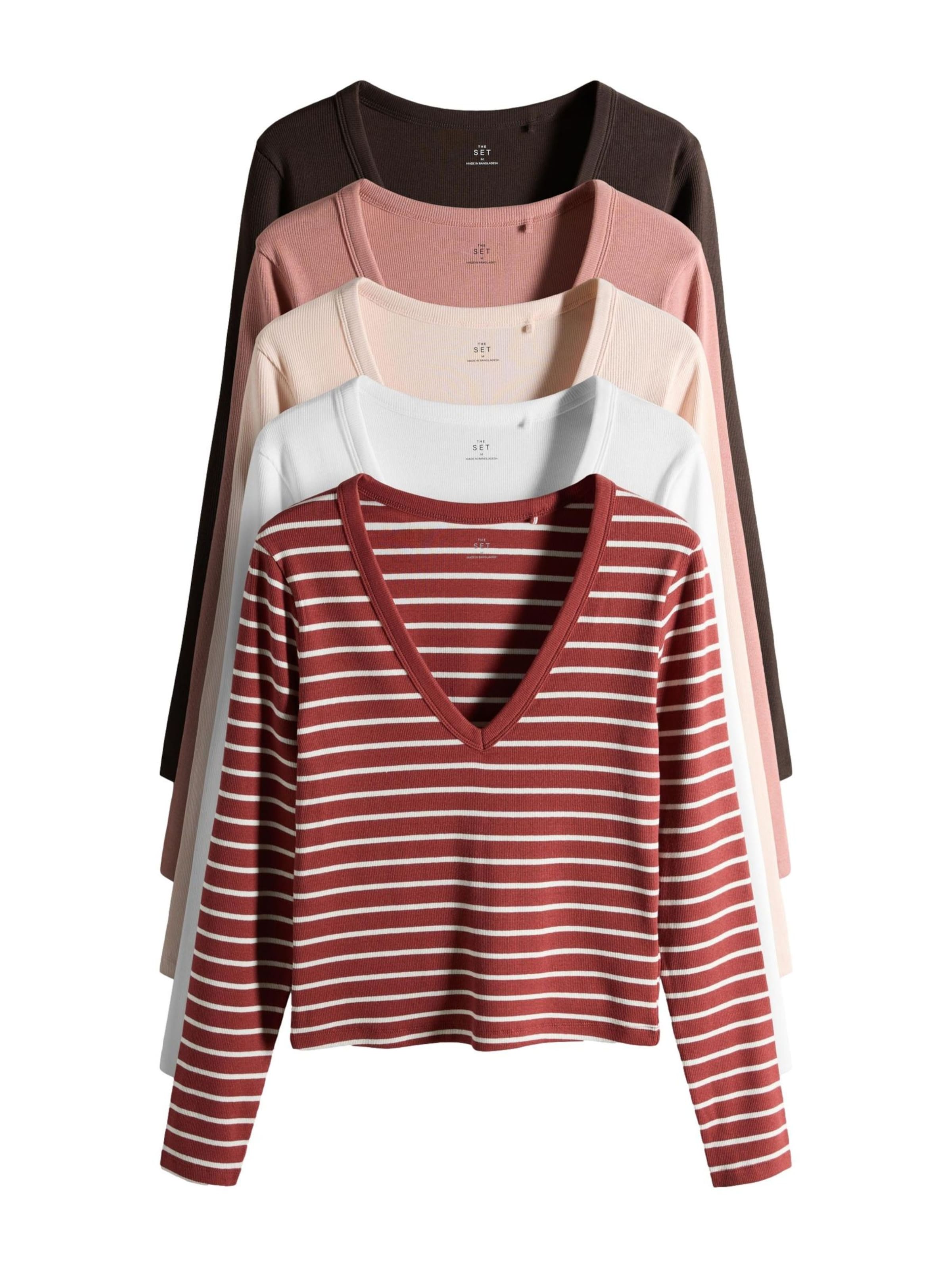 The Set Μπλουζάκι σε ανάμεικτα χρώματα: μπροστά