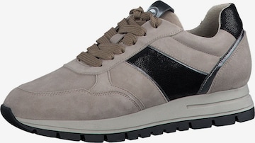 TAMARIS Sneakers laag in Beige: voorkant