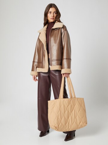 LENI KLUM x ABOUT YOU Between-Season Jacket 'Paula' in Brown