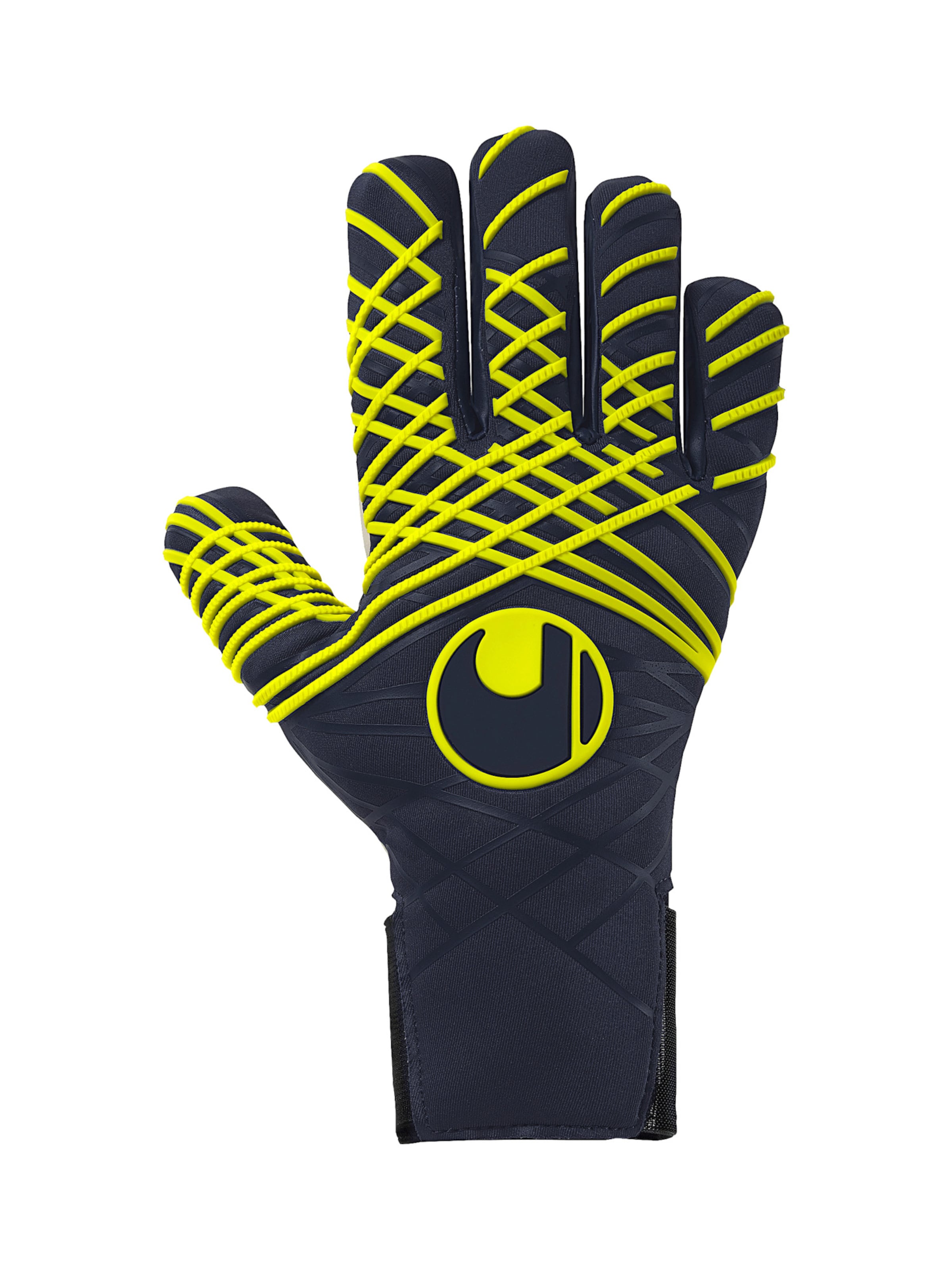 UHLSPORT Sportovní rukavice – modrá: přední strana