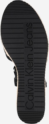 Calvin Klein Jeans Sandali | črna barva