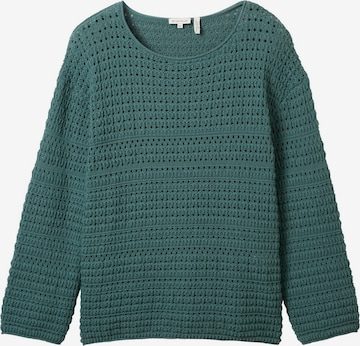 Pullover di Tom Tailor Women + in verde: frontale