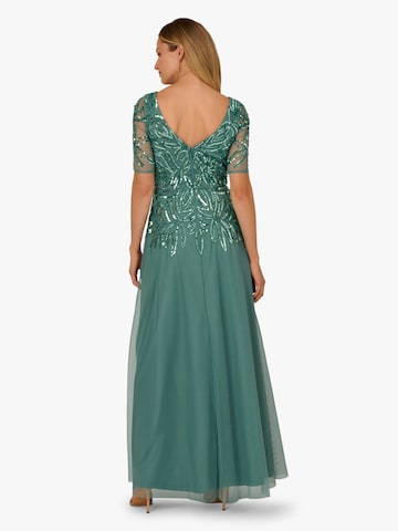 Adrianna Papell Evening Dress 'Beaded Mesh' in Green