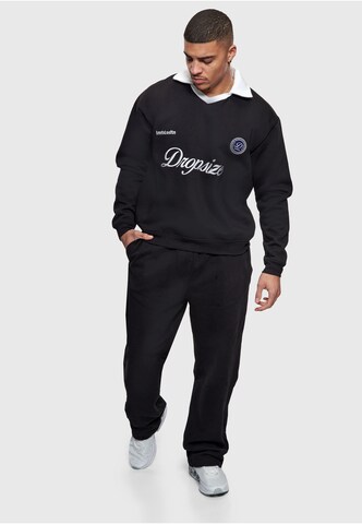 Dropsize Loose fit Pants 'Sleek' in Black: front