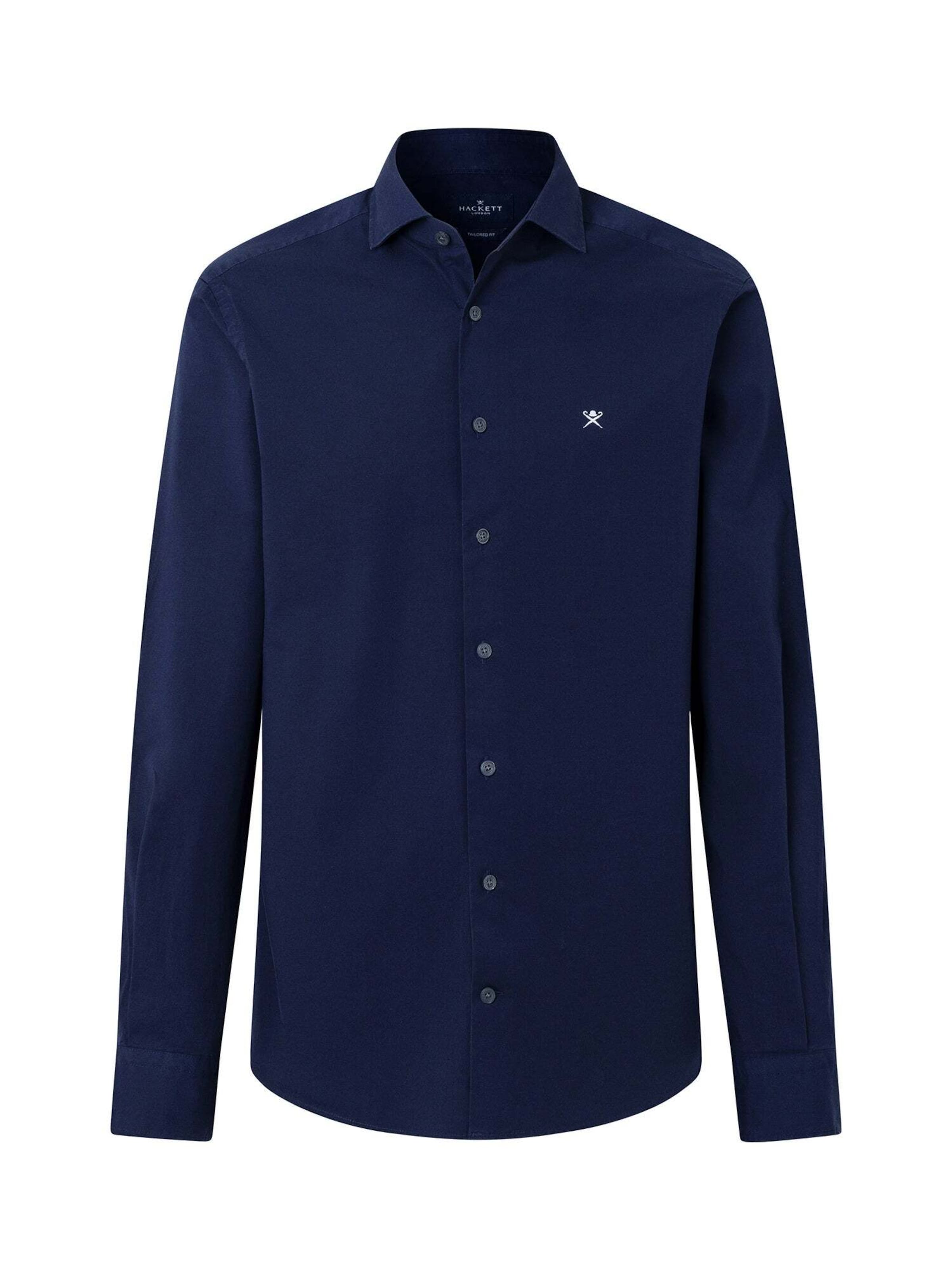 Hackett London Hemd in Blau: Vorderseite