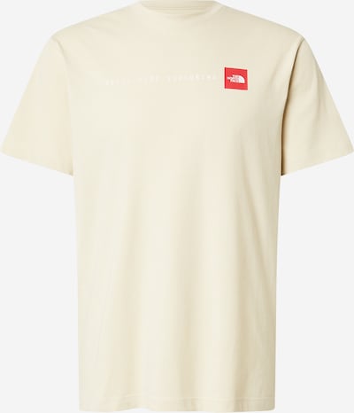 THE NORTH FACE Majica u kameno siva / svijetlo crvena, Pregled proizvoda