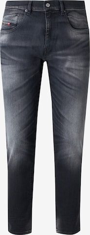 DIESEL Slimfit Farkut '2019 D-STRUKT' värissä musta: etupuoli
