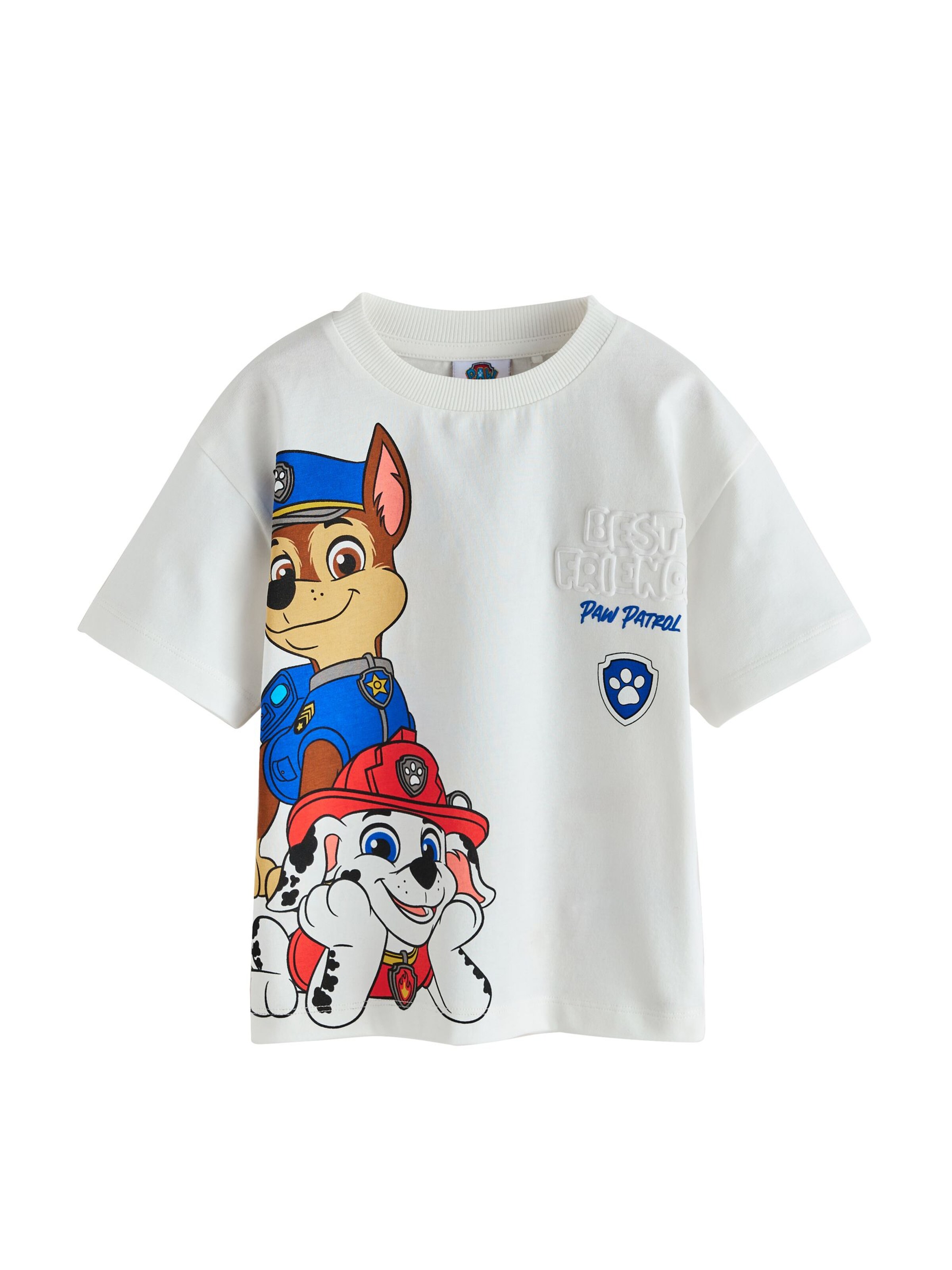 Next Shirt 'Paw Patrol' in White: front