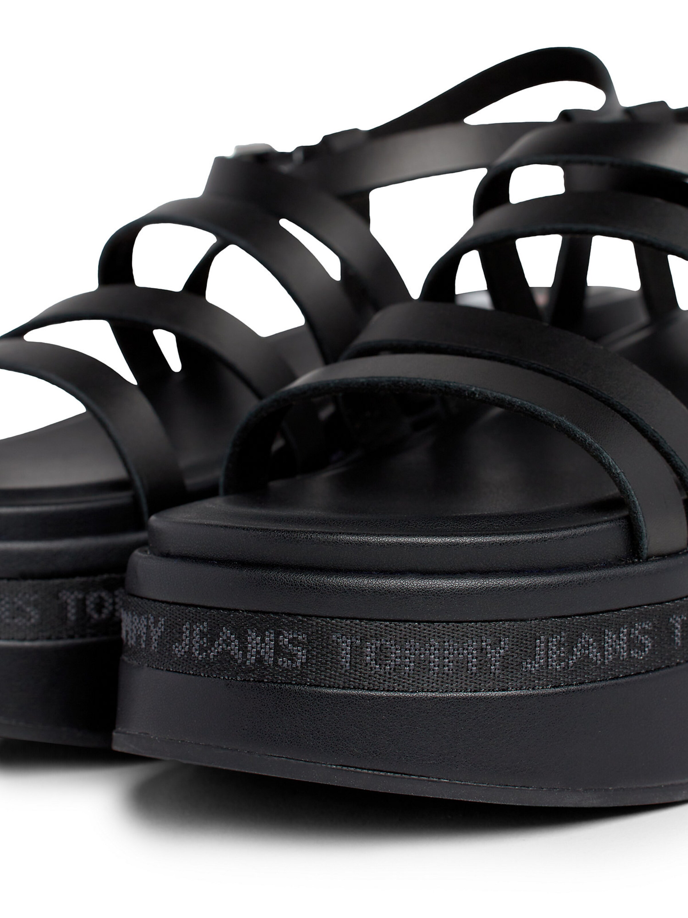 juoda Tommy Jeans Sandalai