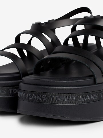 Sandale de la Tommy Jeans pe negru